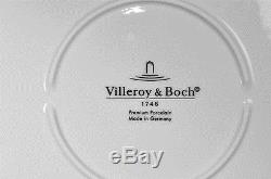VILLEROY & BOCH New Wave White Round Dinner Plates Set/4 New