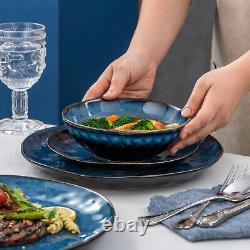 Vancasso Starry 23-Piece Stoneware Dinnerware Set Glazed Dinner Kitchen Dishes