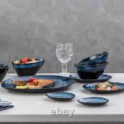Vancasso Starry 23-Piece Stoneware Dinnerware Set Glazed Dinner Kitchen Dishes