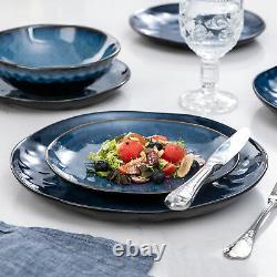 Vancasso Starry Glazed Dinnerware Set 24-Piece Bowls Plates Stoneware Tableware