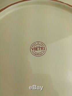 Vietri Cucina Fresca Old World Charm SET 12 Dinner PlatesItaly 12 inch diameter