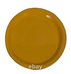 Vietri Fantasia Yellow Dinner Plates 10 7/8 SET of 6