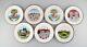 Villeroy & Boch Naif Dinner Service In Porcelain. A Set Of Seven Lunch Plates