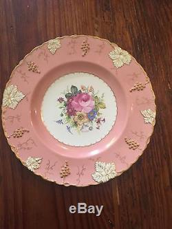 Vine' Pink by Royal Derby Dinner Plates (set of 8)