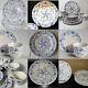 Vintage 19 Pieces Of Blue & White Floral China Set Northridge Pattern By Epoch
