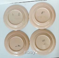 Vintage China Pink and 22K Gold Dishes Plates Bowls Fine Dinnerware TST Co. USA
