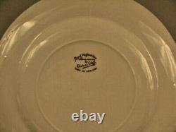 Vintage Clarice Cliff Royal Staffordshire Tonquin Turkey Plates Set of 8