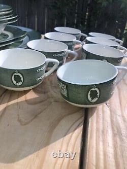 Vintage Colonial Homestead Green by Royal SET OF 45