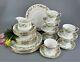Vintage Duchess Greensleeves Dinner Service / Set For 6. Plates Cups. Anemone