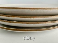 Vintage HEATH CERAMICS Coupe 10.75 Linen Sand Dinner Plates Set of 4
