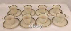 Vintage PICKARD CHINA 1970 MARQUIS GREEN (40) PIECE SET Excellent Condition