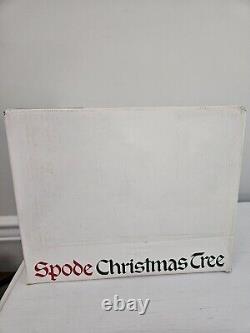 Vtg Spode England Christmas Tree 20 Piece Starter Set Plates Cups Saucers NIB