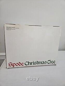 Vtg Spode England Christmas Tree 20 Piece Starter Set Plates Cups Saucers NIB