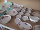 Vtg Wwii Fine China Set Royal Rose Japan Rare 42 Pieces Holiday Dinner Dining