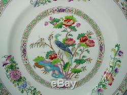 WEDGWOOD china BIDEFORD Variation X9548 pattern Set of 9 Dinner Plates 10-1/8
