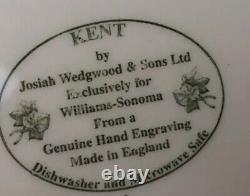 WILLIAMS SONOMA Wedgwood Kent Dinner Plate Set Of 12