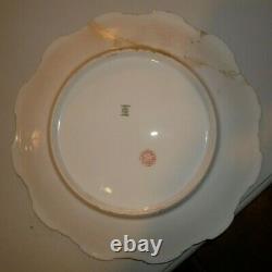 WONDERFUL SET 12 LIMOGES FRANCE FISH PLATES Painted by E. Brice