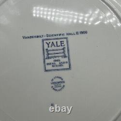 Wedgewood 1949 YALE Dinner Plates, 10 3/4 Set Of 8