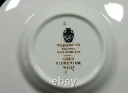 Wedgwood Florentine Gold Fine Bone China 5 Piece Place Setting W4219