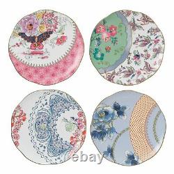 Wedgwood Harlequin Butterfly Bloom Plates, 8.25-Inch, Set of 4