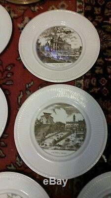 Wedgwood Queensware Edme PIRANESI VIEWS OF ROME Plates Set of 12