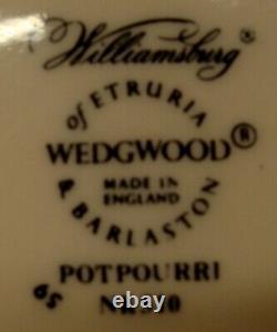 Wedgwood Williamsburg Potpourri Dinner Plate SET OF FOUR