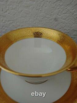 Westchester by Lenox M-139 4PC Place Dinner Setting Plate Cup Saucer Gold