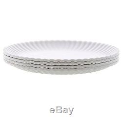 What Is It Reusable Paper Dinner Plate 9 Inch Melamine Set of 4