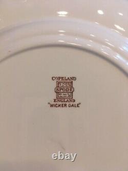 Wicker Dale china by Spode, huge set of 62 pieces