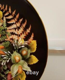 Williams Sonoma 10.5 Fall Harvest Bloom Dinner Plate Set of 4 NEW