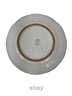Williams Sonoma Country Fair Dinner Plates Designers Guild 10 Set of 7 Italy