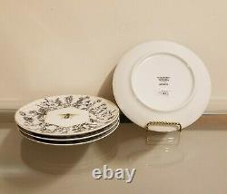 Williams Sonoma Honeycomb Dinner Plates & Bee Salad Plate Setting Set for 4 NEW