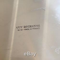 X14 Guy Degrenne France Heavy Weighted Underplat Silver Dinner Set 30cm LLT