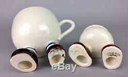-carltonware- Lustre Walking Shoe Set Service Tea Pot Jug Cup Bowl Dinner Plates